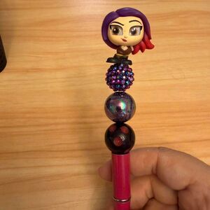 Sabine Beaded Pen – Star Wars Doorables Purple Pink Novelty Ballpoint Pen